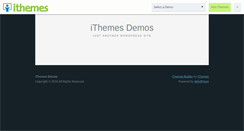 Desktop Screenshot of demos.ithemes.com